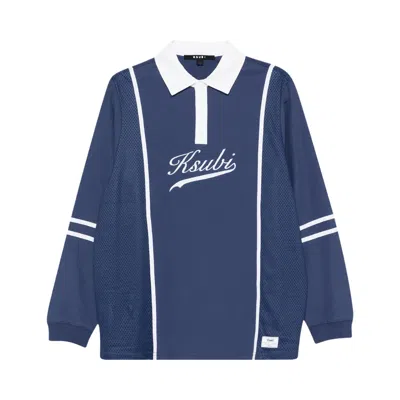 Pre-owned Ksubi Playoff Polo Jersey 'navy' | Blue | Women's Size S