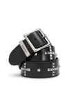 Ksubi Plus Stud Belt In Black