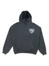 Ksubi Pouch-pocket Graphic-print Hoodie In Gray