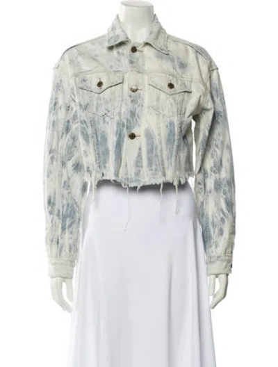 Pre-owned Ksubi Printed Denim Jacket In Multi