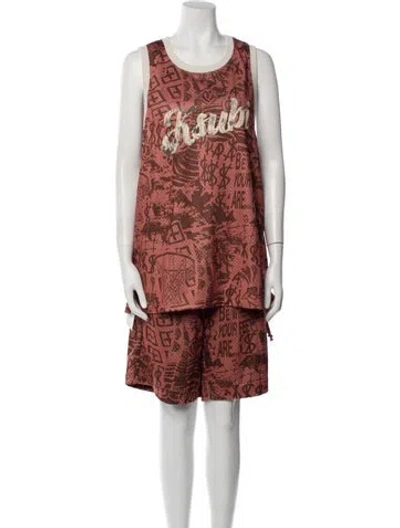 Pre-owned Ksubi Printed Short Set W/ Tags In Multi