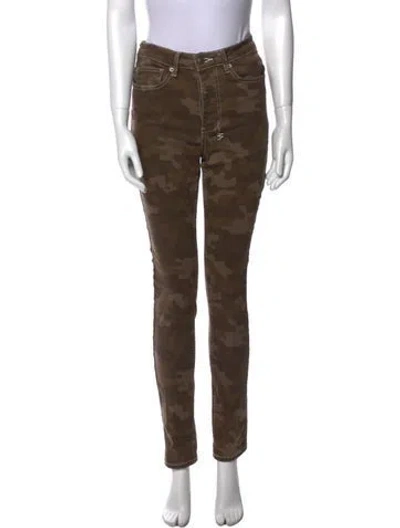 Pre-owned Ksubi Printed Skinny Leg Pants In Neutral