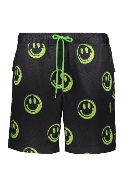 Ksubi Printed Techno Fabric Bermuda-shorts In Black