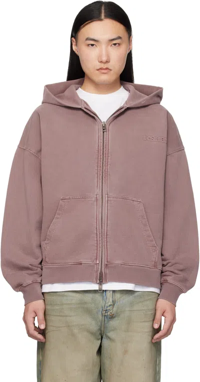 Ksubi Purple Intruder Ekcess Zip Hoodie In Pink
