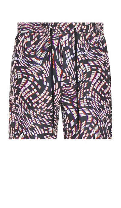Ksubi Multicolor Rainbow Road Shorts In Assorted
