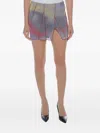 Ksubi Refract Euphoria Mini Skirt In Multi