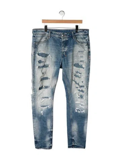 Pre-owned Ksubi Relaxed Fit Jeans In Blue