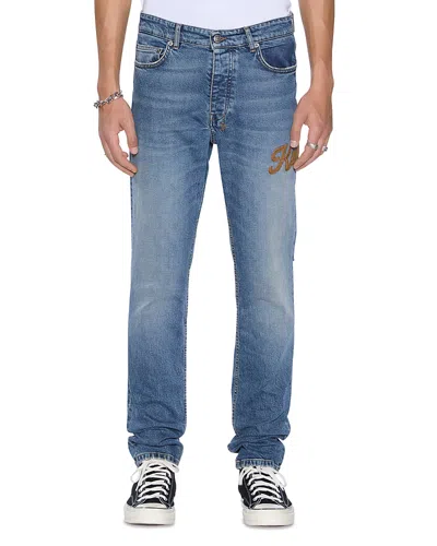 Ksubi Relik Logo Jeans In Denim In Blue