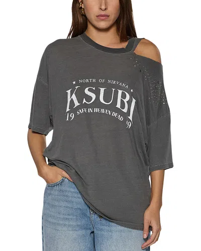 Ksubi Renaissance Oh G Short Sleeve Tee In Gray