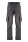 Ksubi Riot Cargo Jeans In Gray