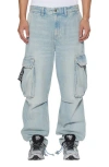 Ksubi Riot Cargo Pant In Denim In Denim