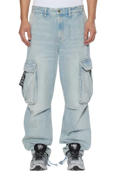 KSUBI KSUBI RIOT DENIM CARGO PANTS