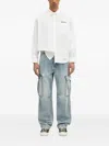 Ksubi Riot Dynamo Cross-stitch Cargo Jeans In Blue