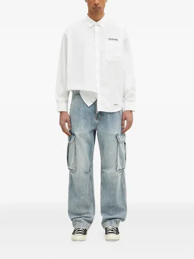KSUBI RIOT DYNAMO CROSS-STITCH CARGO JEANS