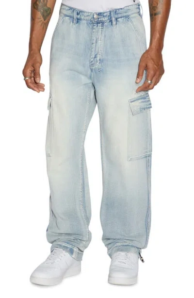 Ksubi Riot Relaxed Fit Denim Cargo Pants