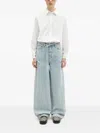 Ksubi Rollin Kut Out Jeans In Blue