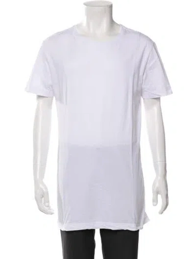 Pre-owned Ksubi Scoop Neck Short Sleeve T-shirt In White