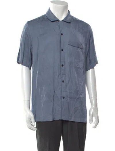 Pre-owned Ksubi Short Sleeve Shirt In Blue