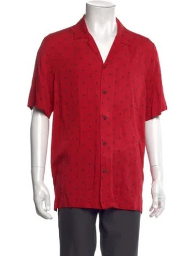 Pre-owned Ksubi Short Sleeve Shirt In Red