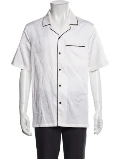 Pre-owned Ksubi Short Sleeve Shirt In White