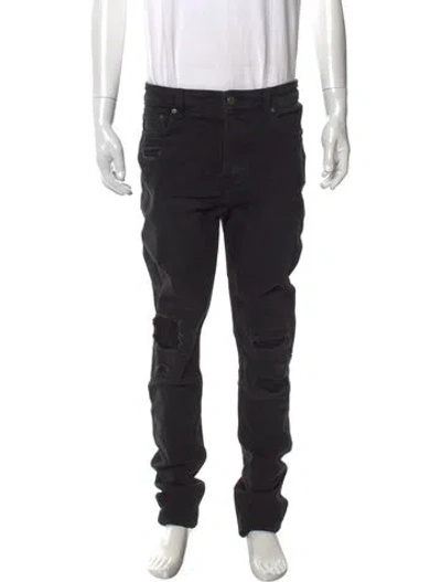 Pre-owned Ksubi Skinny Jeans In Black
