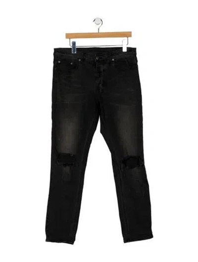 Pre-owned Ksubi Skinny Jeans In Black