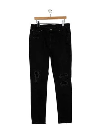 Pre-owned Ksubi Skinny Jeans In Black