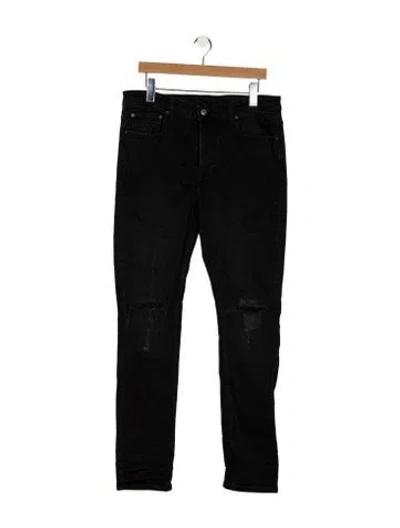 Pre-owned Ksubi Skinny Jeans In Black
