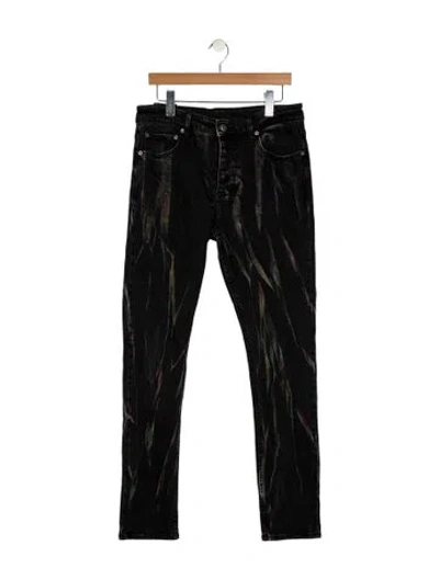 Pre-owned Ksubi Skinny Jeans In Black