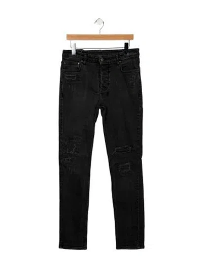Pre-owned Ksubi Skinny Jeans In Black