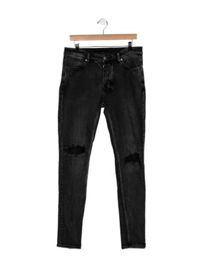 Pre-owned Ksubi Skinny Jeans In Black