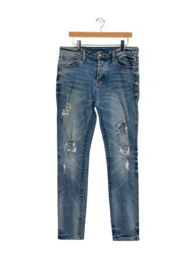 Pre-owned Ksubi Skinny Jeans In Blue