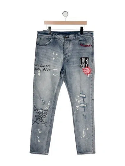 Pre-owned Ksubi Skinny Jeans In Blue