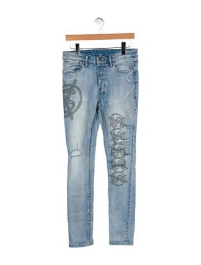 Pre-owned Ksubi Skinny Jeans In Blue