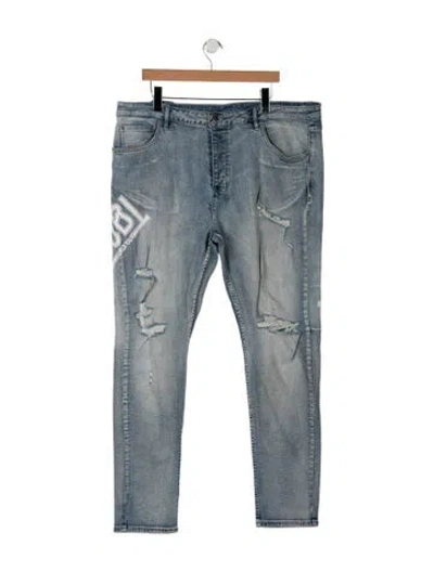 Pre-owned Ksubi Skinny Jeans In Blue