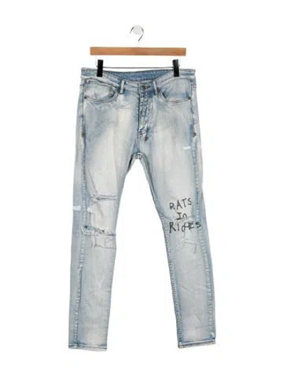 Pre-owned Ksubi Skinny Jeans In Blue