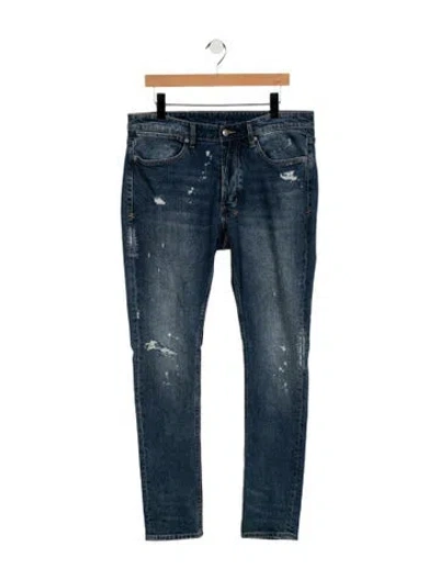 Pre-owned Ksubi Skinny Jeans In Blue