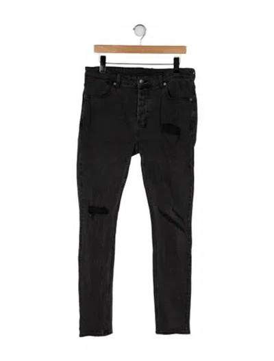 Pre-owned Ksubi Skinny Jeans In Gray