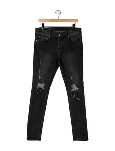 Pre-owned Ksubi Skinny Jeans In Gray