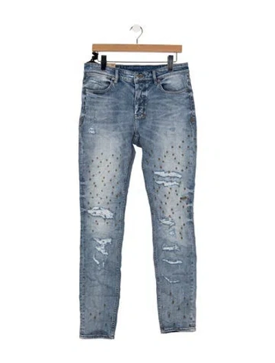 Pre-owned Ksubi Skinny Jeans W/ Tags In Blue