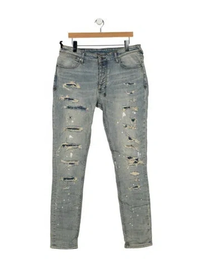 Pre-owned Ksubi Skinny Jeans W/ Tags In Blue