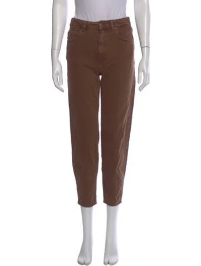 Pre-owned Ksubi Skinny Leg Pants In Brown