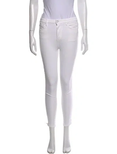Pre-owned Ksubi Skinny Leg Pants In White