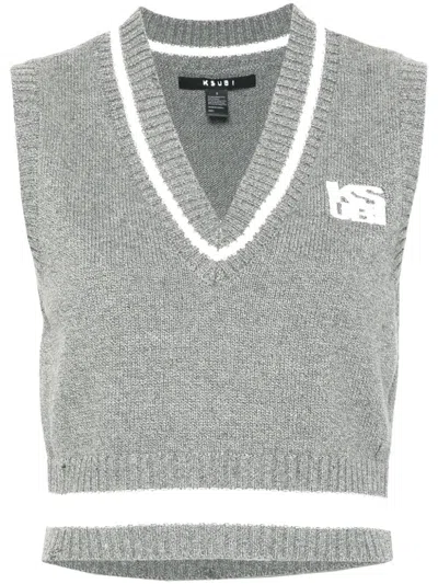 Ksubi Skipper Vest In Grey
