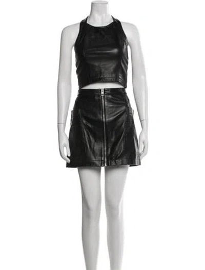 Pre-owned Ksubi Skirt Set In Black