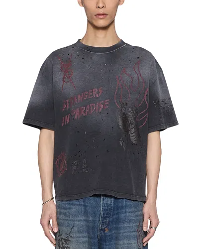 Ksubi Skool Halen Cotton Graphic T-shirt In Black