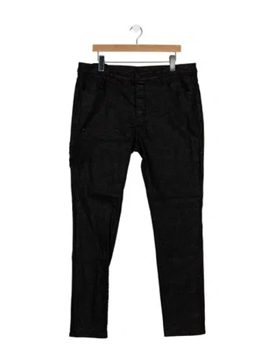 Pre-owned Ksubi Slim Fit Jeans In Black