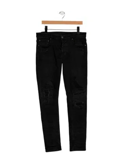 Pre-owned Ksubi Slim Fit Jeans In Black