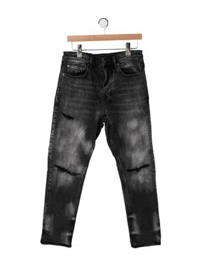 Pre-owned Ksubi Slim Fit Jeans In Black