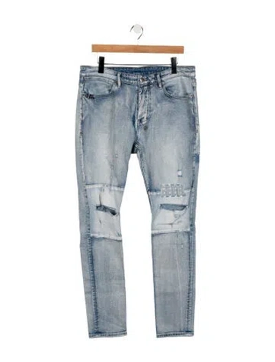 Pre-owned Ksubi Slim Fit Jeans In Blue